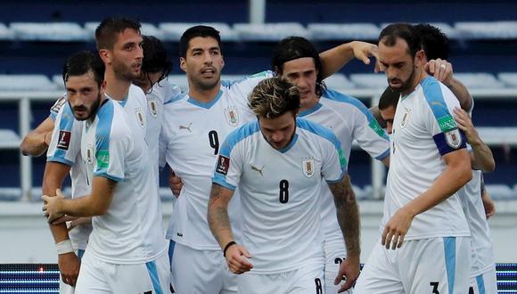 Uruguay venció por 3-0 a Colombia por la jornada 3 de las Eliminatorias rumbo a Qatar 2022. (Foto: EFE)