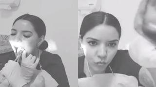Mujer graba video de cómo se quita ella misma los dientes