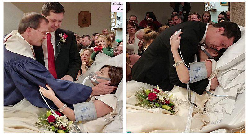Mujer con cáncer terminal logra casarse a pocas horas de morir