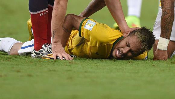 Brasil 2014: Médico brasileño descarta que Neymar pueda jugar algún partido del Mundial