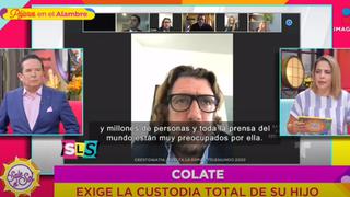 Paulina Rubio enfrentada a su exesposo Colate por tenencia de su hijo | VIDEO