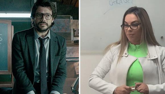 Aida Martínez imita a "El Profesor" de "La Casa de Papel"  | VIDEO