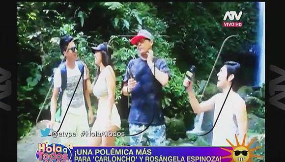Carloncho con aires de divo y trata mal a periodista en Tarapoto  [VIDEO]   