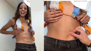 Luciana Fuster muestra cómo sacar abdominales ‘bamba’ en simples pasos: “se marcan hasta las costillas”