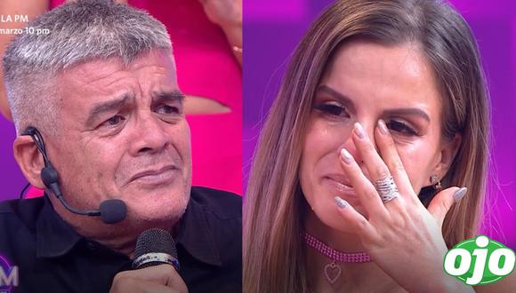 Alejandra Baigorria llora con su padre EN VIVO | FOTO: América TV