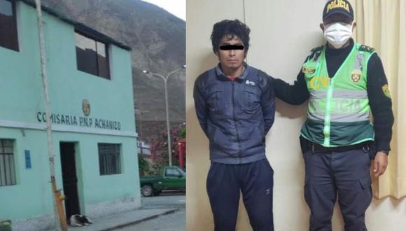 Arequipa: Sujeto arroja aceite caliente en el rostro a su esposa porque negarse a que revise su celular. (Foto PNP)