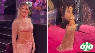 Así lució Yahaira Plasencia en la alfombra roja de los premios ‘Lo Nuestro’