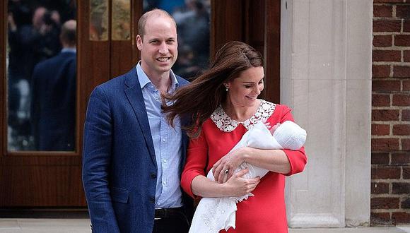 ​Nació el tercer hijo de Kate Middleton y el príncipe William