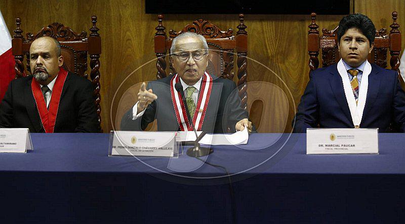 Pedro Chávarry reemplaza a Rafael Vela y José Domingo Pérez del caso 'Lava Jato' (FOTOS Y VIDEO)