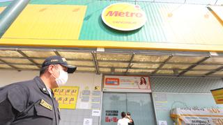 Metro confirma que dos trabajadores dieron positivo a COVID-19 en dos tiendas de Independencia