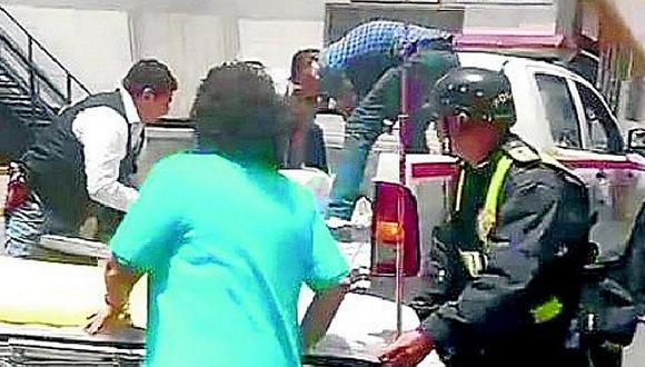 Arequipa: loco mata a taxista a pedradas