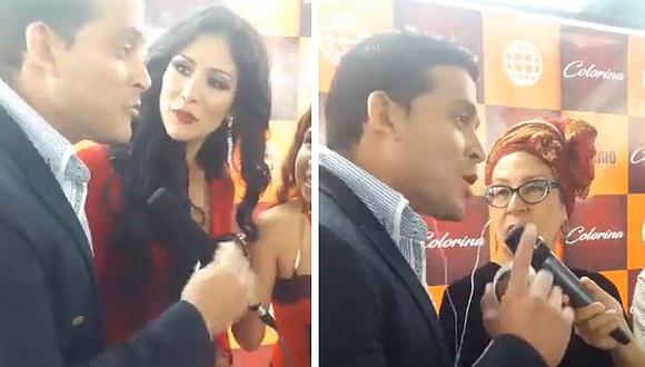 Christian Domínguez: Michelle Alexander lo 'trolea' feo en plena transmisión en vivo (VIDEO)
