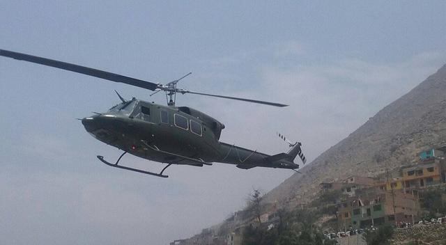 ​Fenómeno de El Niño: Chosica realizó simulacro aéreo de evacuación [FOTOS]