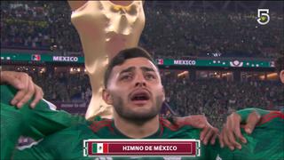 Alexis Vega juega su primer Mundial: lloró mientras entonaba el himno de México | VIDEO