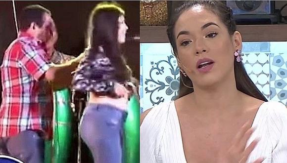 Jazmín Pinedo critica a mujeres que suben al escenario con Tony Rosado y permiten faltas de respeto 