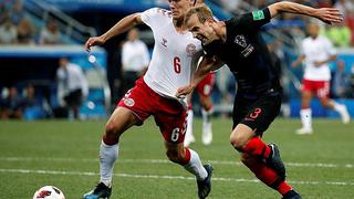 Croacia vs. Dinamarca empatan 1-1 en tiempo suplementario para el pase a cuartos de final de Rusia 2018