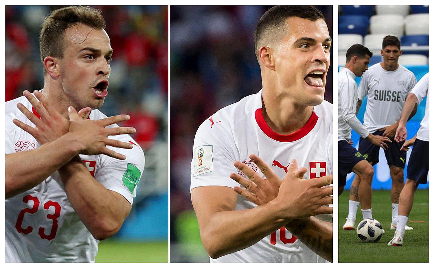 Futbolistas suizos y su original celebración de goles causan polémica