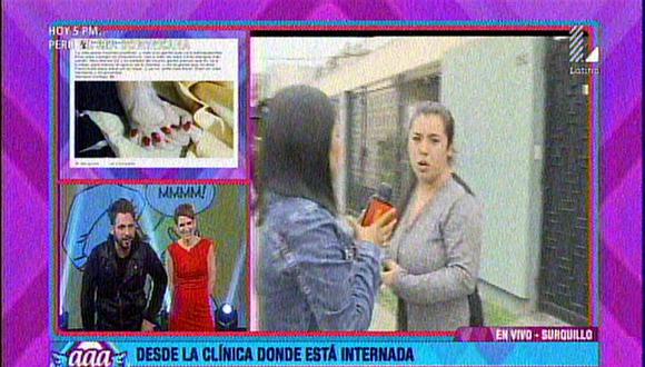 Yahaira Plasencia: ¿Su hermana se corre de Peluchín al salir de clínica? [VIDEO]