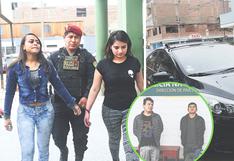 Dos mujeres delincuentes aprovechaban su juventud y belleza para ‘enamorar’ taxistas en Lima Norte