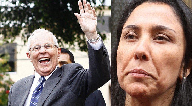 Pedro Pablo Kuczynski se ríe de Nadine Heredia en la FAO