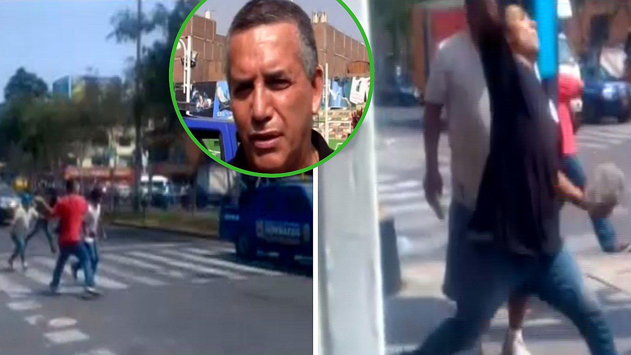 Tiran piedras a Daniel Urresti en operativo de Los Olivos (VIDEO)