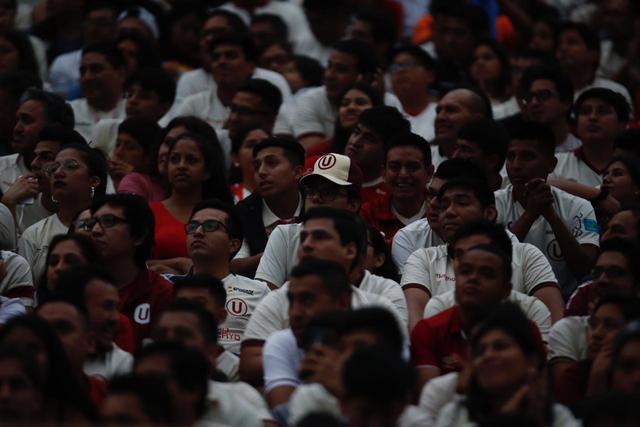 Noche Crema: Presentación de los jugadores de Universitario de Deportes en el estadio Monumental. (Fotos: Joel Alonzo/GEC)