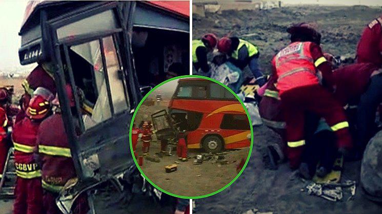 ​Bus interprovincial se despista en Pasamayo y deja cuatro personas graves (FOTOS)