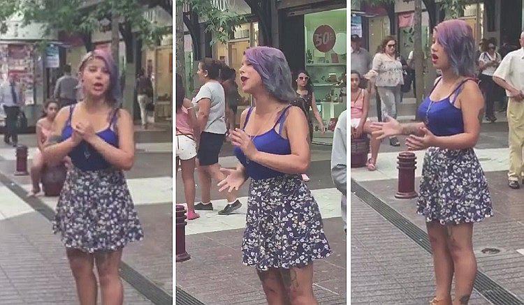 ​Venezolana canta ópera en las calles y asombra con su talento (VÍDEO)