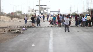 Ica: diversos puntos de la Panamericana Sur permanecen bloqueados por quinto día consecutivo