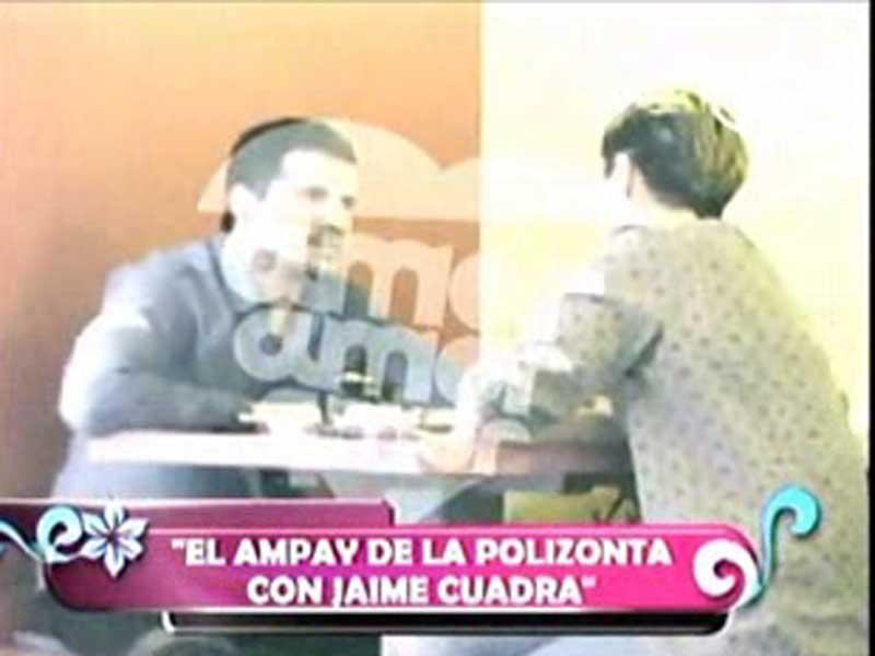 Video Ampay: "Polizonta" Érika en cena romantica con Jaime Cuadra 