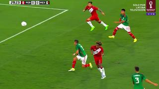 Perú vs. México: el cabezazo de André Carrillo que ‘coqueteó’ con el 1-0 para la Blanquirroja | VIDEO