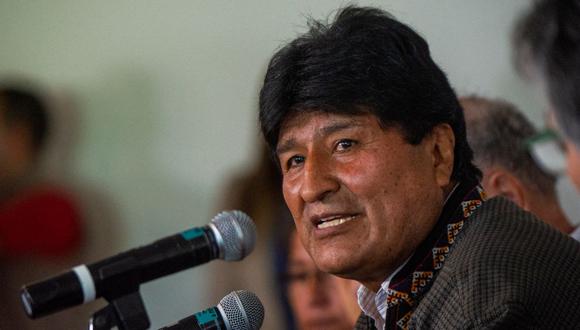 Evo Morales vuelve a entrometerse en situación política del Perú. (CLAUDIO CRUZ / AFP).