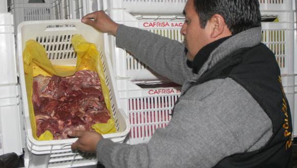 Una tonelada de carne de caballo fue incautada en La Victoria