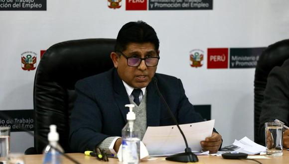 Ministro de Trabajo, Juan Lira. (Foto: MTPE)