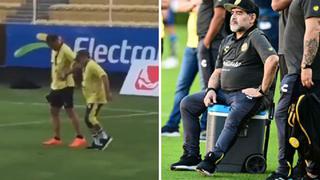 Diego Maradona necesita prótesis para que vuelva a caminar (VIDEO)