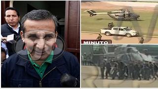 Ollanta Humala: así fue el traslado del ex presidente al penal de Barbadillo (VIDEO)