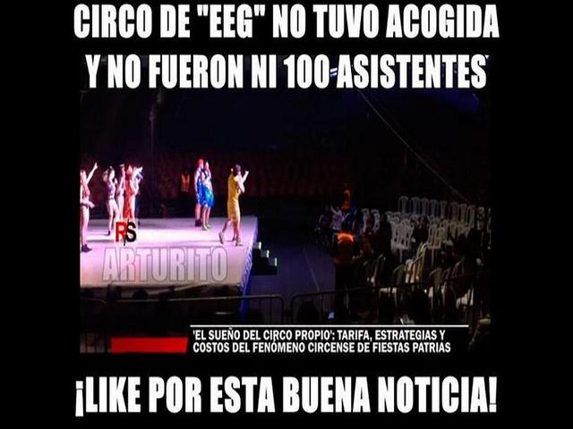 Esto Es Guerra: Crean memes por cierre de carpa de reality 