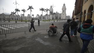 Municipalidad de Lima presenta acción de amparo contra el Gobierno por cierre de accesos a la Plaza de Armas