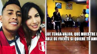 Pamela López le canta a Christian Cueva canción que habla de la infidelidad │VIDEO