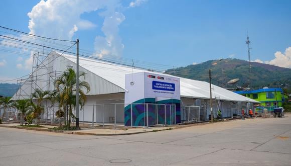 Junín: El Proyecto Especial Legado de los Juegos Panamericanos y Parapanamericanos instala planta de oxígeno que permitirá asegurar el oxígeno continuo en las 50 camas hospitalarias para pacientes COVID-19, en Pichanaqui. (Foto Proyecto Legado)