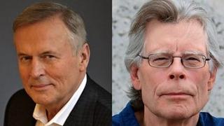 Stephen King y John Grisham presentan juntos sus libros