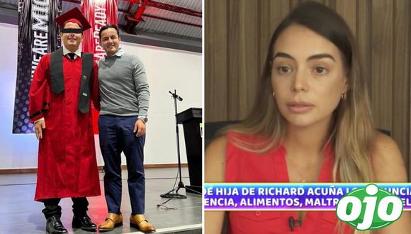 Qué dijo el hijo de Richard Acuña de denuncia de Camila Ganoza. Foto: (Instagram/@richardacuña_ | ATV).
