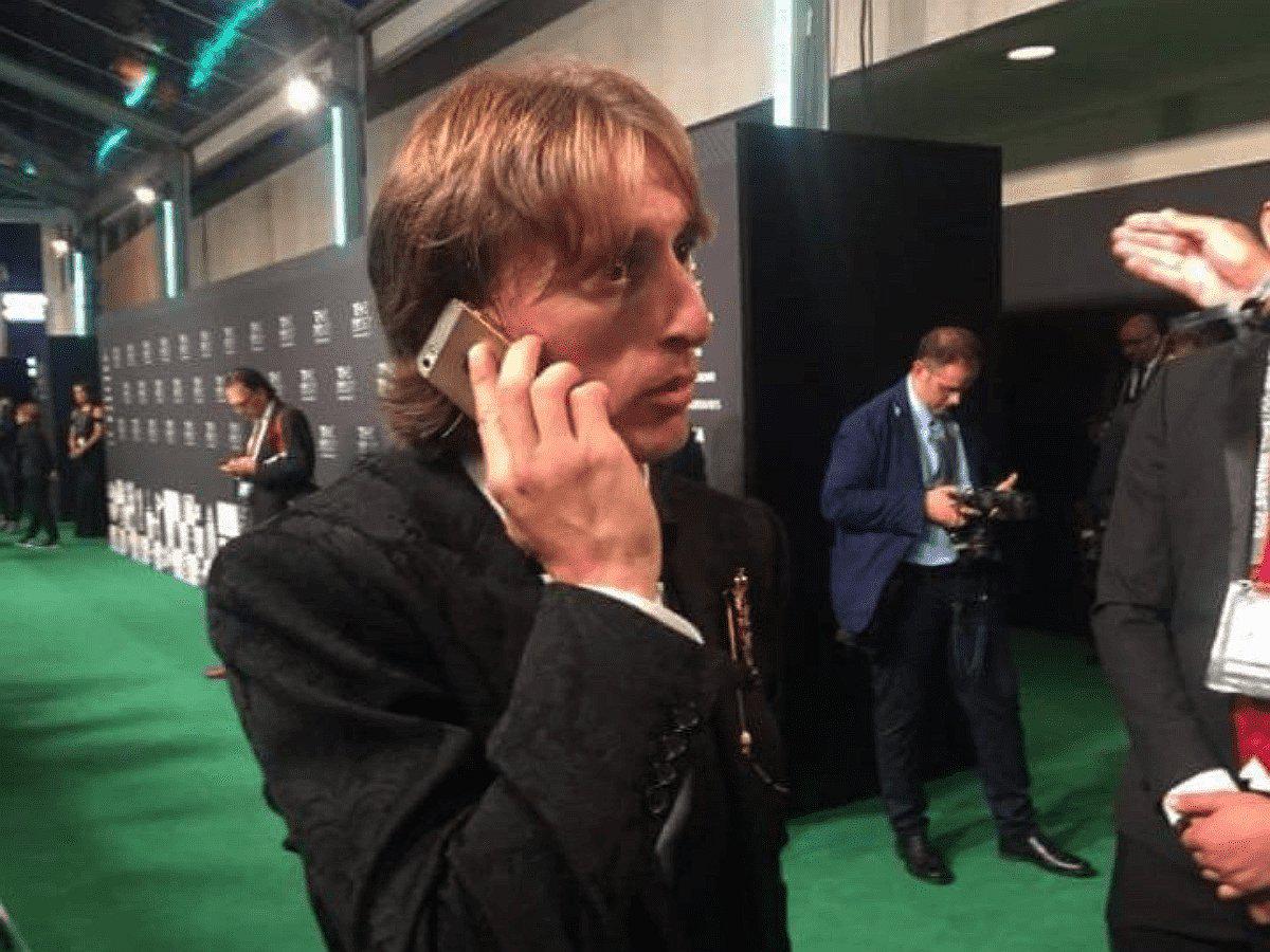 Revelan que el iPhone 5 que usaba Luka Modric no era de él