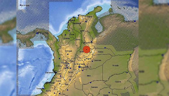 Sismo de magnitud 6 remece Colombia