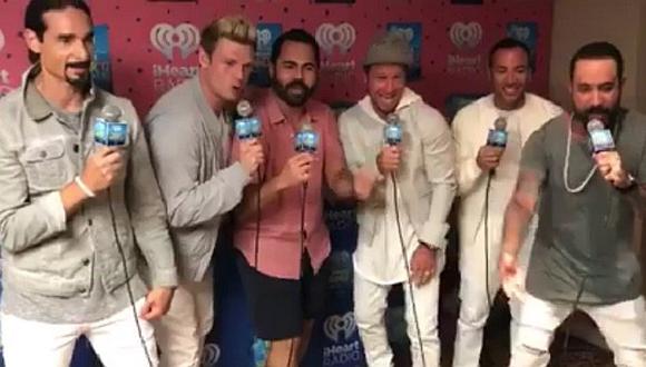 Facebook: Backstreet Boys cantaron "Despacito" pero no le siguieron el ritmo VIDEO)