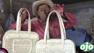 Artesano a punto de llorar pide por redes que le compren sus bolsas y sombreros | VIDEO