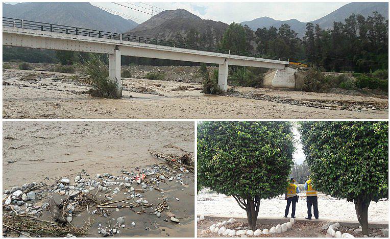 Lurín: vecinos están en zozobra ante posible desborde de río (FOTOS Y VIDEO)