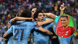 Los denigrantes cánticos de hinchas uruguayos contra Cristiano Ronaldo 
