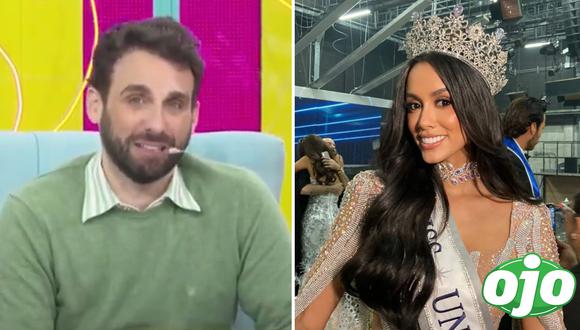 Peluchín sobre Camila Escribens como ganadora del Miss Perú 2023. Foto: Composición Ojo
