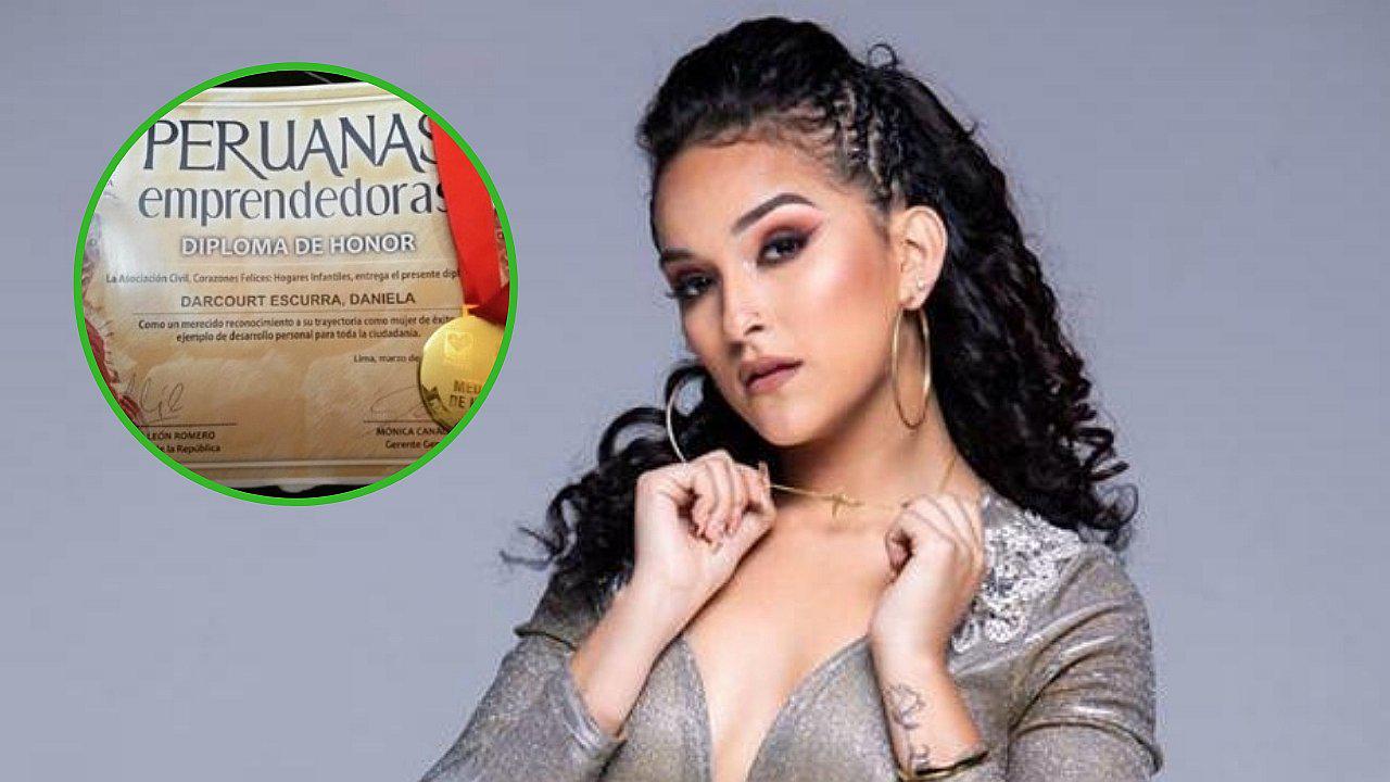 Congreso condecora a Daniela Darcourt por peruana emprendedora 